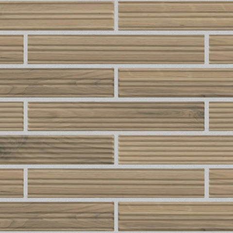 Клінкерна термопанель Primeberg Carrizo Wood Stripes Mix 50мм Carrizo-Wood-Stripes-Mix-EPS-50 фото